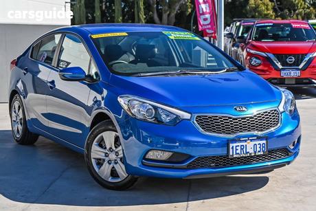 Blue 2015 Kia Cerato Hatchback S