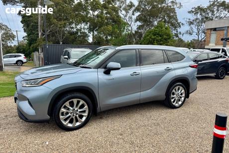 Blue 2022 Toyota Kluger Wagon Grande Hybrid Awd