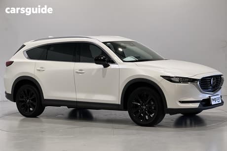 White 2021 Mazda CX-8 Wagon Touring Sp (Fwd)