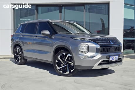 Grey 2022 Mitsubishi Outlander Wagon Aspire 7 Seat (2Wd)