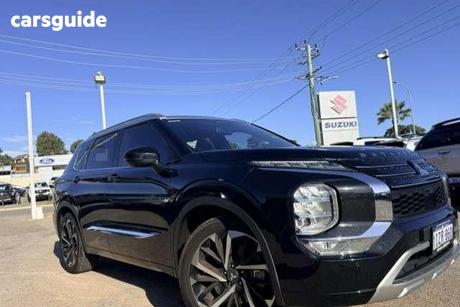 Black 2024 Mitsubishi Outlander Wagon Exceed Tourer 7 Seat (Awd)