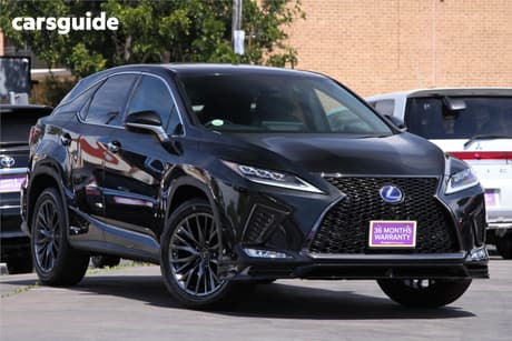 Black 2020 Lexus RX SUV F-SPORT (HYBRID)