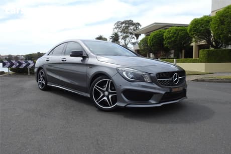 Grey 2013 Mercedes-Benz CLA200 Coupe 200