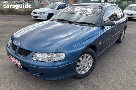 Blue 2002 Holden Commodore Sedan Executive