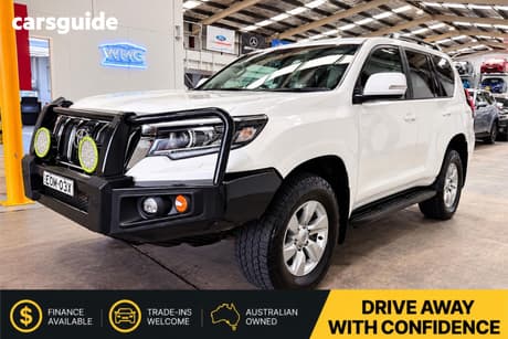 White 2021 Toyota Landcruiser Prado Wagon Gxl