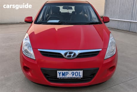 Red 2011 Hyundai I20 Hatchback Active