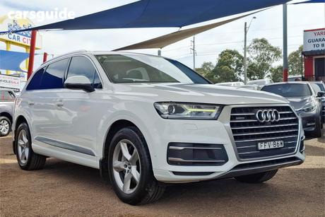 White 2018 Audi Q7 Wagon 3.0 Tdi Quattro