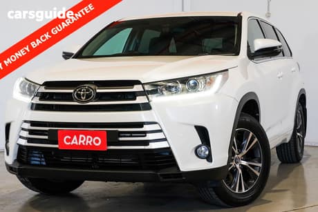 White 2019 Toyota Kluger Wagon Gx (4X4)