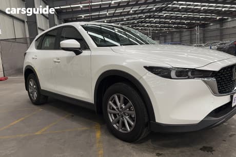 White 2023 Mazda CX-5 Wagon G25 Maxx Sport (Awd)