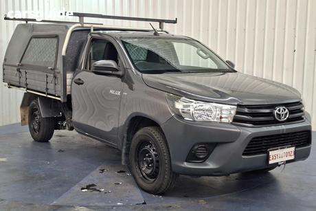 Grey 2017 Toyota Hilux Cab Chassis Workmate