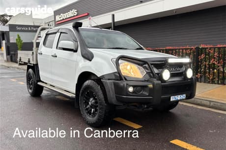White 2020 Isuzu D-MAX Crew Cab Chassis Sx (4X4)