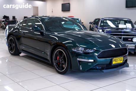 Green 2018 Ford Mustang Coupe Fastback Bullitt