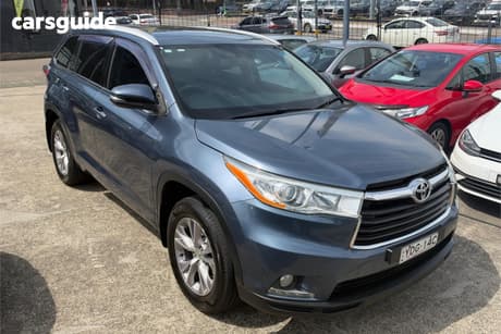 Blue 2015 Toyota Kluger Wagon Gxl (4X4)