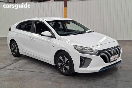 White 2019 Hyundai Ioniq Hatchback Hybrid Elite