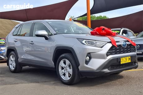 Silver 2020 Toyota RAV4 Wagon Gx 2Wd Hybrid