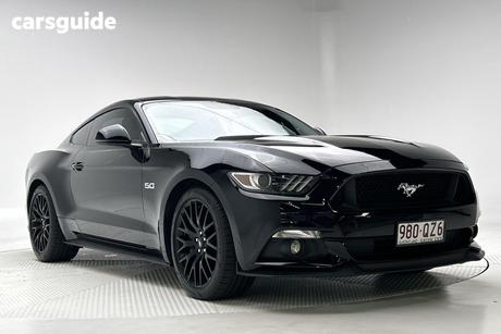 Black 2016 Ford Mustang Coupe Fastback Gt 5.0 V8