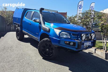 Blue 2014 Holden Colorado Crew Cab Pickup Ltz (4X4)