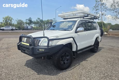 White 2007 Toyota Landcruiser Prado Wagon Gx (4X4)