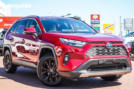 Red 2023 Toyota RAV4 Wagon Cruiser (2Wd) Hybrid