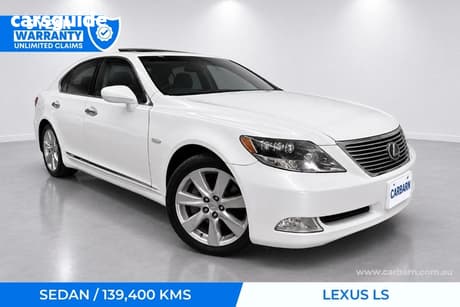 White 2007 Lexus LS Sedan HYBRID AWD
