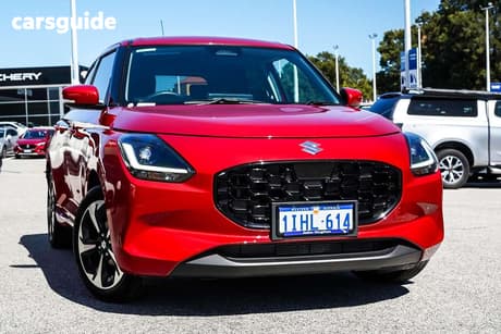 Red 2024 Suzuki Swift Hatchback Hybrid Glx