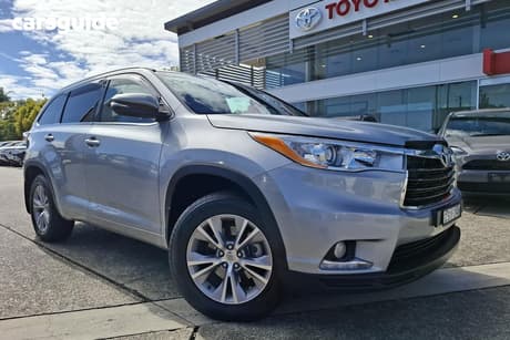 Silver 2014 Toyota Kluger Wagon Gxl (4X2)