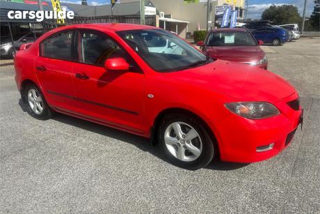 Red 2008 Mazda 3 Sedan Neo Sport