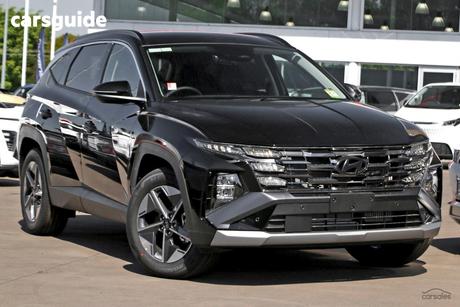 Black 2026 Hyundai Tucson Wagon Elite Hybrid (Fwd)