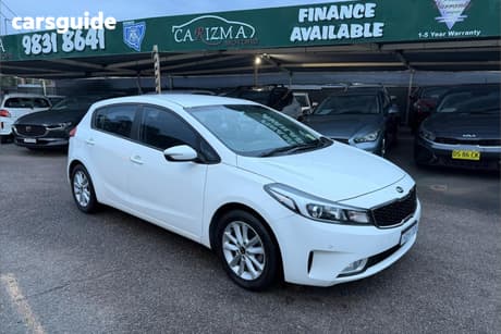 White 2016 Kia Cerato Hatchback S Premium