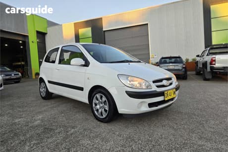 White 2007 Hyundai Getz Hatchback S