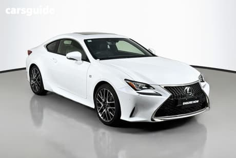 White 2015 Lexus RC350 Coupe F Sport
