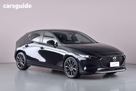 Black 2021 Mazda 3 Hatchback G20 Evolve Vision
