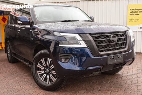 Blue 2020 Nissan Patrol Wagon Ti (4X4)