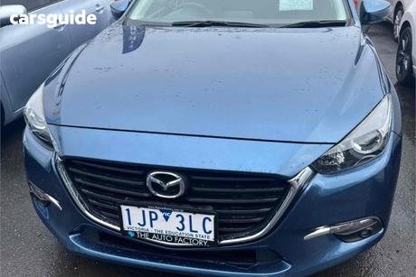 Blue 2017 Mazda 3 Sedan Maxx