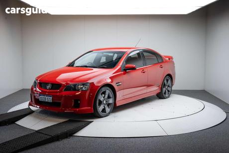 Red 2008 Holden Commodore Sedan Ss