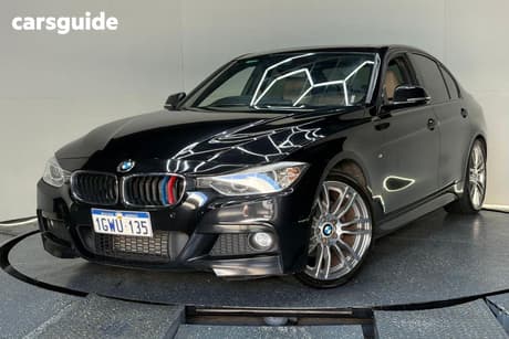 Black 2015 BMW 320D Sedan Sport Line