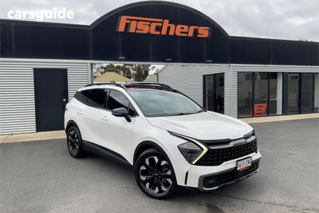 White 2022 Kia Sportage Wagon Gt-Line (Awd)