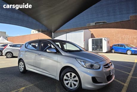 Silver 2016 Hyundai Accent Hatchback Active