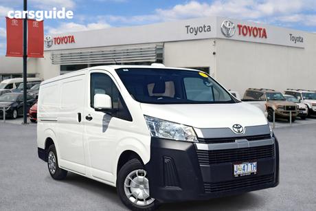 White 2021 Toyota HiAce Van Lwb (4 Door Option)