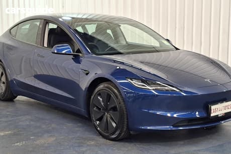 Blue 2024 Tesla Model 3 Sedan Rear-Wheel Drive