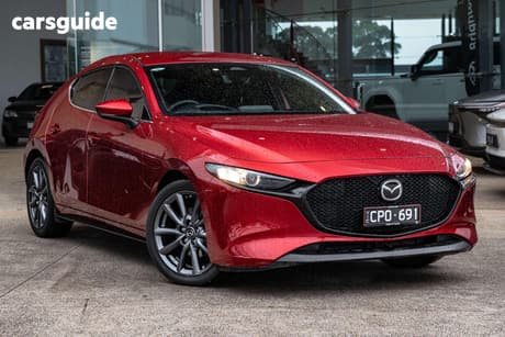 Red 2023 Mazda 3 Hatchback G20 Touring
