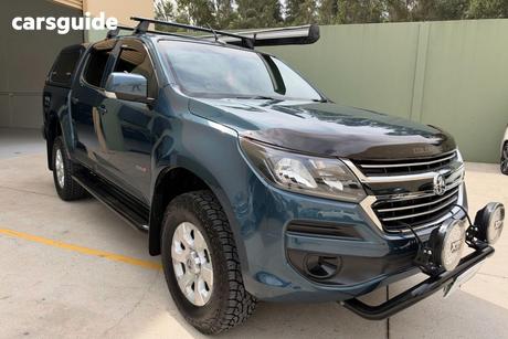 Blue 2016 Holden Colorado Ute Tray LS (4X4) RG MY17
