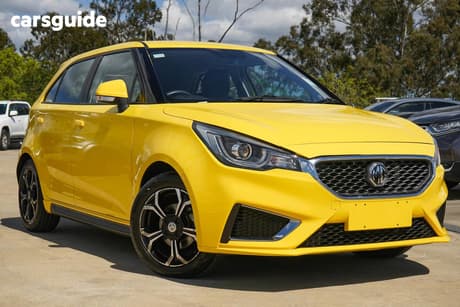 Yellow 2018 MG MG3 Hatchback Excite