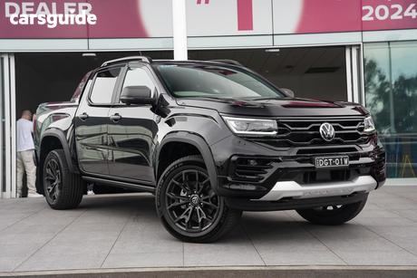 Black 2026 Volkswagen Amarok Dual Cab Utility Style Tdi600 4Motion