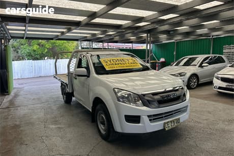 White 2015 Isuzu D-MAX Cab Chassis Sx (4X2)