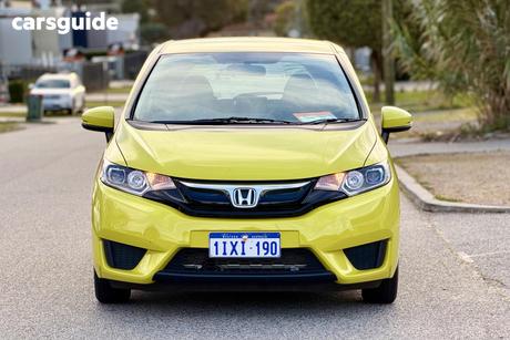 Yellow 2017 Honda Jazz Hatch VTI