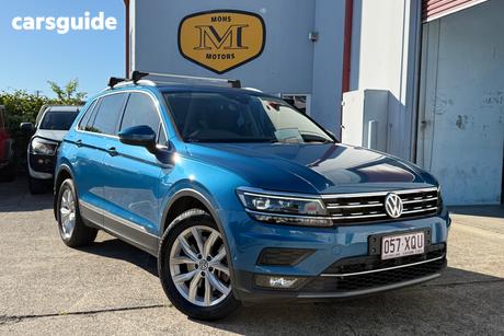 Blue 2017 Volkswagen Tiguan Wagon 140 Tdi Highline
