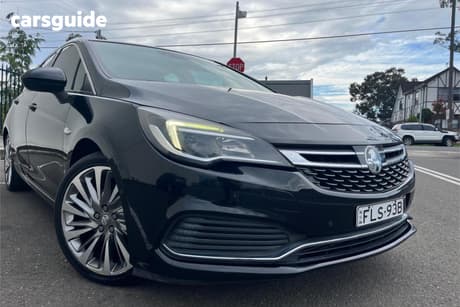 Black 2017 Holden Astra Hatchback Rs-V