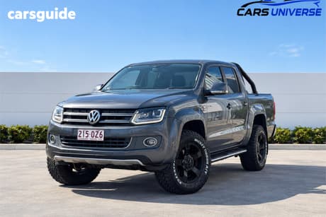 Grey 2014 Volkswagen Amarok Dual Cab Utility Tdi420 Ultimate (4X4)