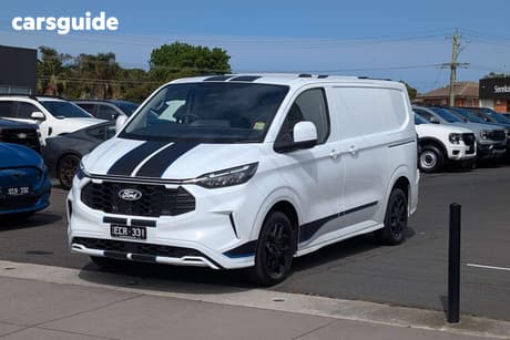 White 2025 Ford Transit Custom Van Sport (Swb)